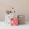 Hello Honey Multicolor Printed Flora & Fauna Pattern Paper Gift Boxes with Woodland Handles, 3ct.